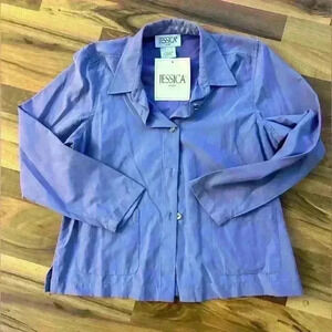 Vintage 2 piece outfit by Jessica  Sport light purple NWT size 10